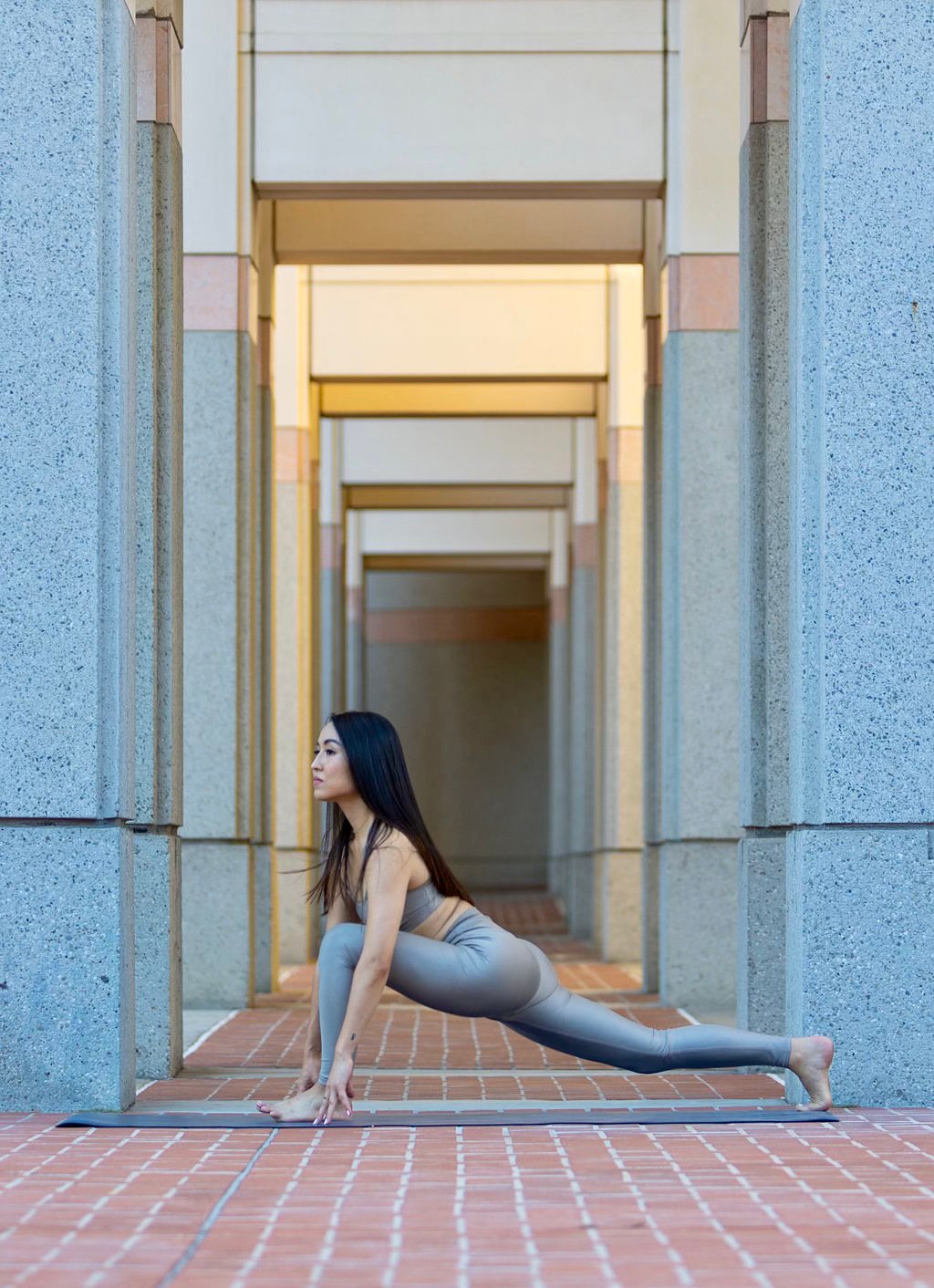 Akane Millan — courtyard yoga